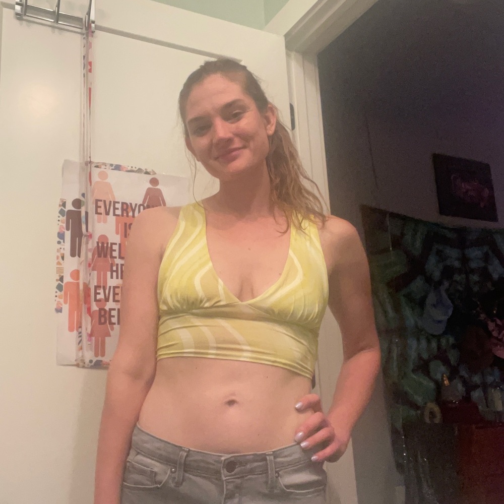 Urban Outfitters wrap crisp top